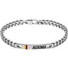 Lowell Bracciale Uomo AS ROMA B-RB025UAS Acciaio Inossidabile OFFICIAL