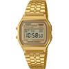 Casio Orologio CASIO A158WETG-9AEF Acciaio Gold Digitale Chrono Alarm Unisex VINTAGE