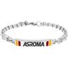 Lowell Bracciale Uomo AS ROMA B-RB002UAS Acciaio Inossidabile OFFICIAL