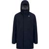 K-Way Parka K-Way da uomo con 3 strati di Nylon, colore Blu scuro Modello: K5126SW K89