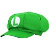 Cappello Cosplay Luigi Super Mario Bros Verde Misura Adulto