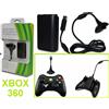 Play & Charge kit XBOX 360 Batteria riserva ricaricabile per joypad joystick