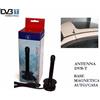 Antenna portatile DVB TV decoder auto digitale terrestre 25 dB guadagno Magnete