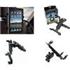 Supporto da auto per monitor Tablet e iPad fino a 10" Universale poggiatesta