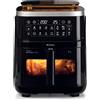 Ariete Friggitrice ad Aria 7 lt 1700W Funzione Vapore + Grill Nero 00C463600AR0 Ariete
