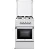 De Longhi Cucina a Gas 4 Fuochi Forno a Gas 50x50 cm Bianco De Longhi DL554GW2