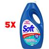 Soft 5 X Soft Lavatrice Igienizzante 50 Lavaggi 2250 Ml Efficace A Freddo