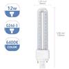 Faretto LED attacco g24 luce bianca bianco freddo lampadina 220V G24d-3 lampada