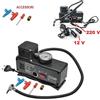 Compressore aria compressa per auto 12V casa 220V canotto bici moto ruote gomme
