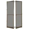 Sangiorgio Zanzariera Per Porta Battente 2 Ante 150x240 Telaio Alluminio Bronzo Sangiorgio