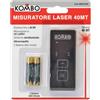 KOMBO METRO LASER MISURATORE LASER TASCABILE DIGITALE PUNTATORE METRO 40 MT. KOMBO