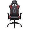 SUBSONIC - Sedia Gaming e Ufficio Assassin's Creed - Nero | Licenza Ufficiale, Ergonomica, Altezza Regolabile, Poggiatesta Integrato, Braccioli 3D, Schienale Reclinabile