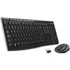 Logitech MK270 Combo Tastiera e Mouse Wireless per Windows, 2,4 GHz Wireless, 8