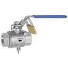 RIEGLER 3396.03 - Valvola a sfera di sicurezza ES, con serratura, foro di sfiato M5, G 1/2