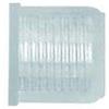 RIEGLER Dado zigrinato, M18 x 1,5, per tubo 9/12 mm, pressione di lavoro max. 10 bar (20 °C) / max. 1 bar (170°C), PFA