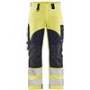 BLÅKLÄDER Blaklader 718915123389C40 - Pantaloni da donna a forma di multinorm, taglia C40, colore: Giallo/Blu