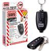 Bottari Italy Bottari S.O.S. Etilometro Portachiavi a LED - Alcol Test Portatile per Uso Personale, Indicatore a Livelli con Spie Luminose, Compatto e Tascabile, con Anello Portachiavi Incluso