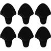 3 Sets Calde Cuffie Protettive Per Le Orecchie Antirumore Casco Nere