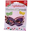 Graziano, Tagliabiscotti a Forma di Maschera di Carnevale, Realizzato Interamente in Acciaio Ramato, Ideale per Biscotti Classici, Ideali per Realizzare Squisiti Dolcetti in Tema Carnevale