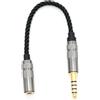 No 2X( Audio Adattatore per Cuffie Bilanciato HIFI 4,4 Mm 4,4 XLR 4 Pin da4433