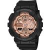 Casio Orologio Donna GMA-S140PG-1AJF Casio G-SHOCK ANALOGICO-DIGITALE Nero dal Giap...