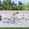 vidaXL Cuscini per Sedia 6 pz Grigi 50x50x7 cm Tessuto Oxford
