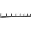 vidaXL Cesto Gabbione a U con 8 Pali in Ferro 860x20x100 cm