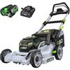 EGO POWER Tosaerba a spinta LM 1912 E EGO POWER con Batteria 4AH e caricatore 47cm