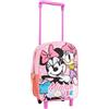 CERDà ZAINO MINNIE PAPERINA TROLLEY SCUOLA MATERNA ASILO PRODOTTO UFFICIALE