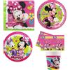 BBS KIT COORDINATO MINNIE FESTA COMPLEANNO PIATTI BICCHIERI TOVAGLIOLI TOVAGLIA
