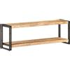 vidaXL Mobile Porta TV 120x30x40 cm in Legno di Mango Grezzo