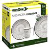 BRUNNER Set stoviglie da Campeggio (Set 16 Pezzi) per 4 Persone - Lunch Box Kassandra - in melamina di Alta qualità, Antiscivolo e Resistente