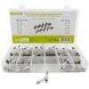 SeKi Fusibile fine da 160 pezzi, 6 x 30, assortimento da 160 pezzi, 16 tipi; 8 fusibili Flink + 8 barre da 0,8 A, 1,25 A, 1,6 A, 2 A, 2,5 A, 3,15 A, 4 A e 6,3 A; fusibile per tubo in vetro; fusibile