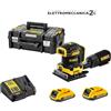 DEWALT DCW200D2 levigatrice orbitale 18v brushless 2 batterie 2ah 108x115mm T...