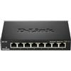 D-Link Switch 8-Port Gigabit Unmanaged Desktop DGS-108, 0.1 Gbit/s, Nero