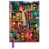 Flame Tree Gift Treasure Hunt Bookshelves Foiled Notebook