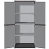MONGARDI ARMADIO RESINA MOBILE 2 ANTE E CON 4 RIPIANI H.168X68X39,5 5 2025