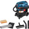 Bosch Professional Asp. a umido/a secco GAS 35 L SFC+ (1 filtro in cell. piegh. piatto, bocch. a lancia, sacch., raccordo, set bocch. pav., tubo fles. 3 m con buss. portaut., 3 x 0,35 m tubo asp.)