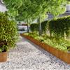 vidaXL Bordure per Prato 10 pz 25x103 cm Flessibili in Acciaio Corten