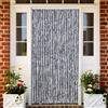vidaXL Tenda Antimosche Grigio Argento 100x230 cm in Ciniglia