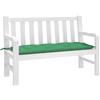 vidaXL Cuscino per Panca Verde 120x50x7 cm in Tessuto Oxford