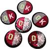 6pcs ok fai da te cucire adesivi appliques decorazione patch ricamo vestiti