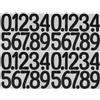 4 Sheets Numeri Adesivi Per Bidoni Murali Numerici Con Di Cassetta Postale