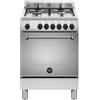 La Germania Cucina gas 4 zone Forno elettrico AMERICANA AMN664EXV 24 Inox Classe