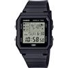 Casio Orologio da uomo con mappa del mondo vintage a cinque sveglie LF-30W-1AEF