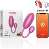 ONINDER UOVO VIBRANTE TOKYO ROSA 7,5 X 3,2 CM APP GRATUITA