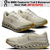 On WMNS Cloudsurfer Trail 2 Waterproof Ghost Chalk 3WF30124725 Taglia Donna