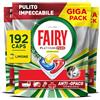 Fairy Platinum Detersivo Pastiglie Lavastoviglie Plus Complete, Brillantante, 192 Capsule, Limone, Tecnologia Anti-Opaco, Contro Il Grasso e le Incrostazioni Ostinate Anche Nei Cicli Brevi