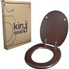 king seat SEDILE WC UNIVERSALE LEGNO WENGE'