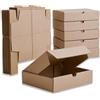 IPEA Scatole di Cartone Piatte 21 x 15 x 5 cm per Spedizioni, E-Commerce, Regali - [ 10 Pezzi ] - Made in Italy - Scatole Reattangolari Multiuso Imballaggio Oggetti, Eventi, Feste, Natale - Confezione